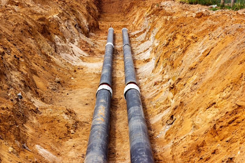 Drainage Trench Installation in Houston, TX